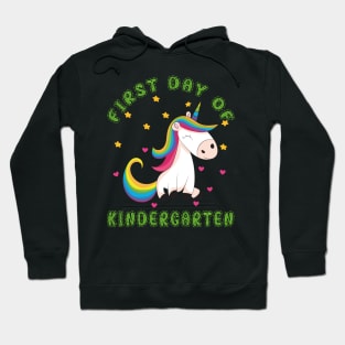 Pretty Unicorn | First Day Kindergarten Hoodie